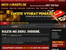 Tablet Screenshot of akonaruletu.sk